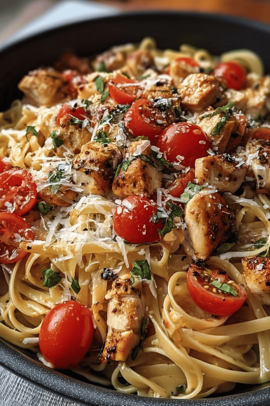 Bruschetta Chicken Pasta