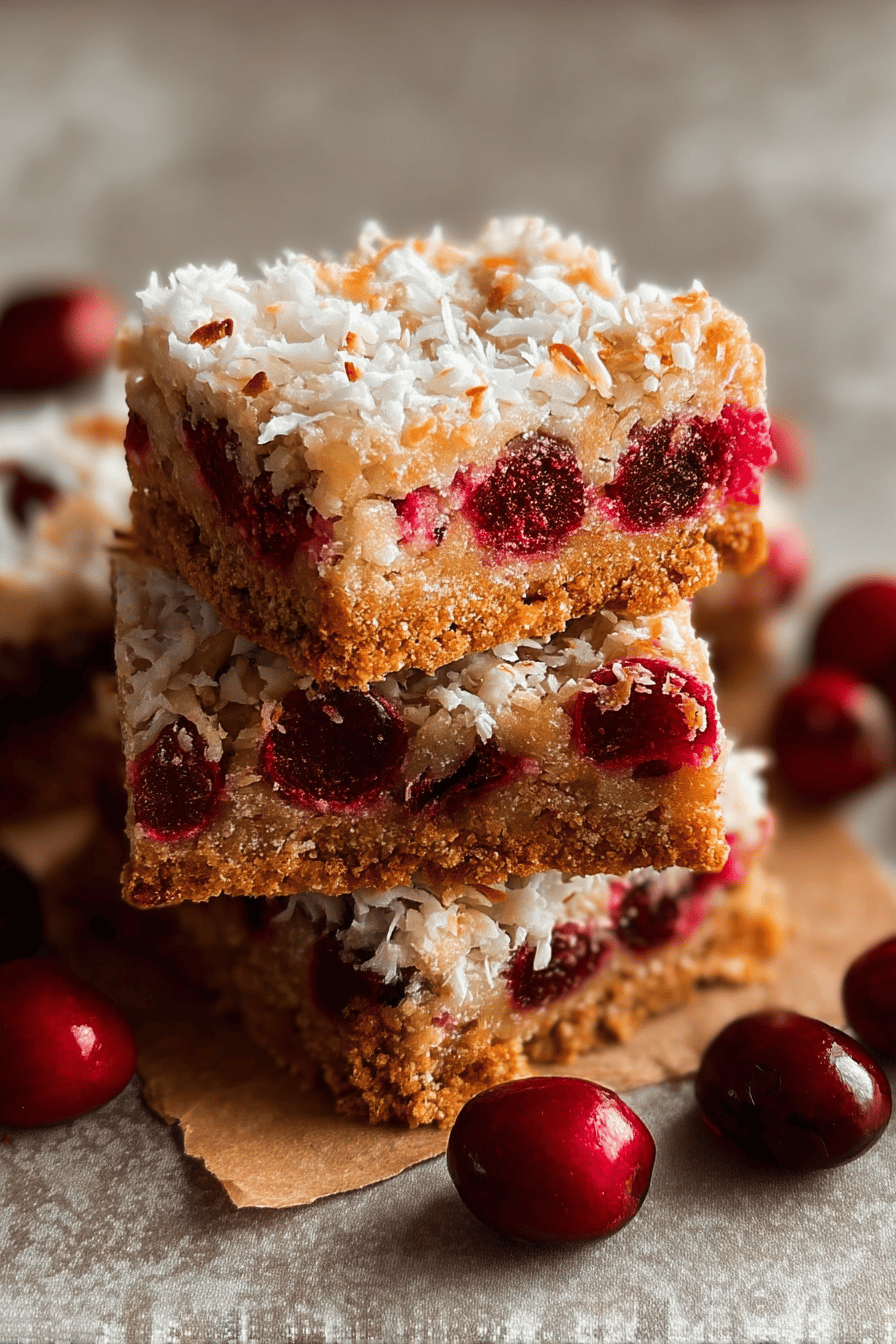 Cherry Coconut Bars