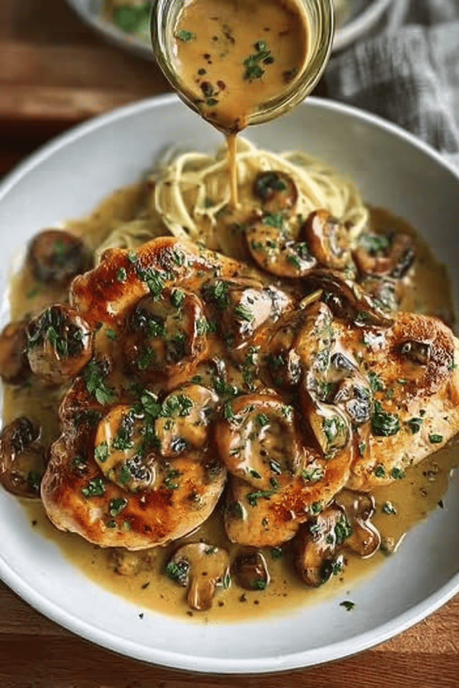 Chicken Marsala with Mushroom Sauce