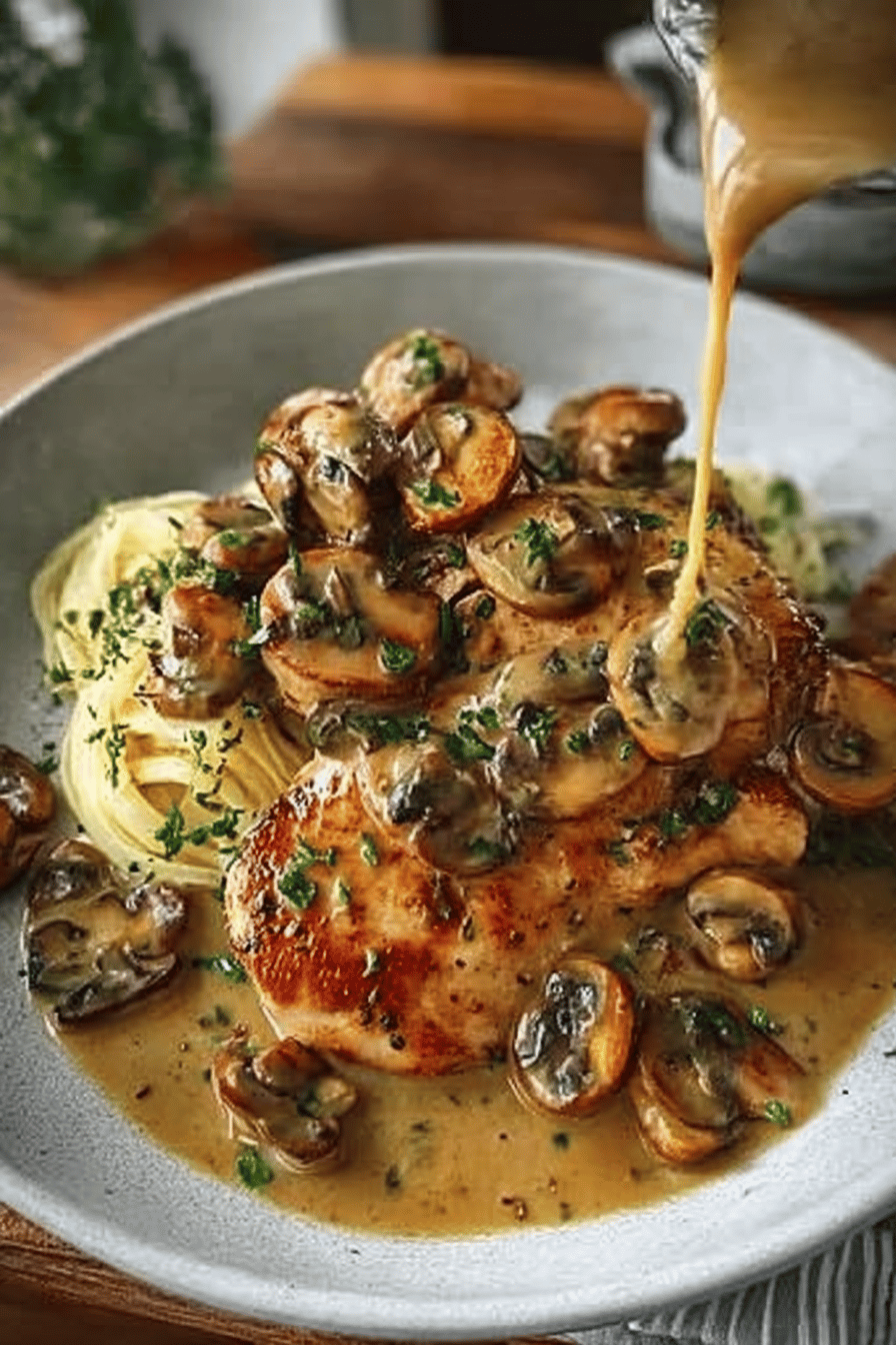 Chicken Marsala with Mushroom Sauce