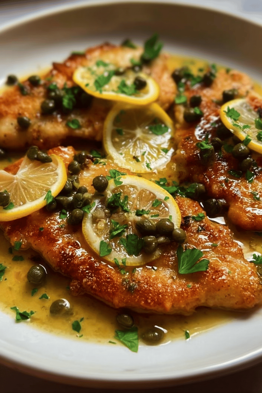 Chicken Piccata with Lemon and Capers