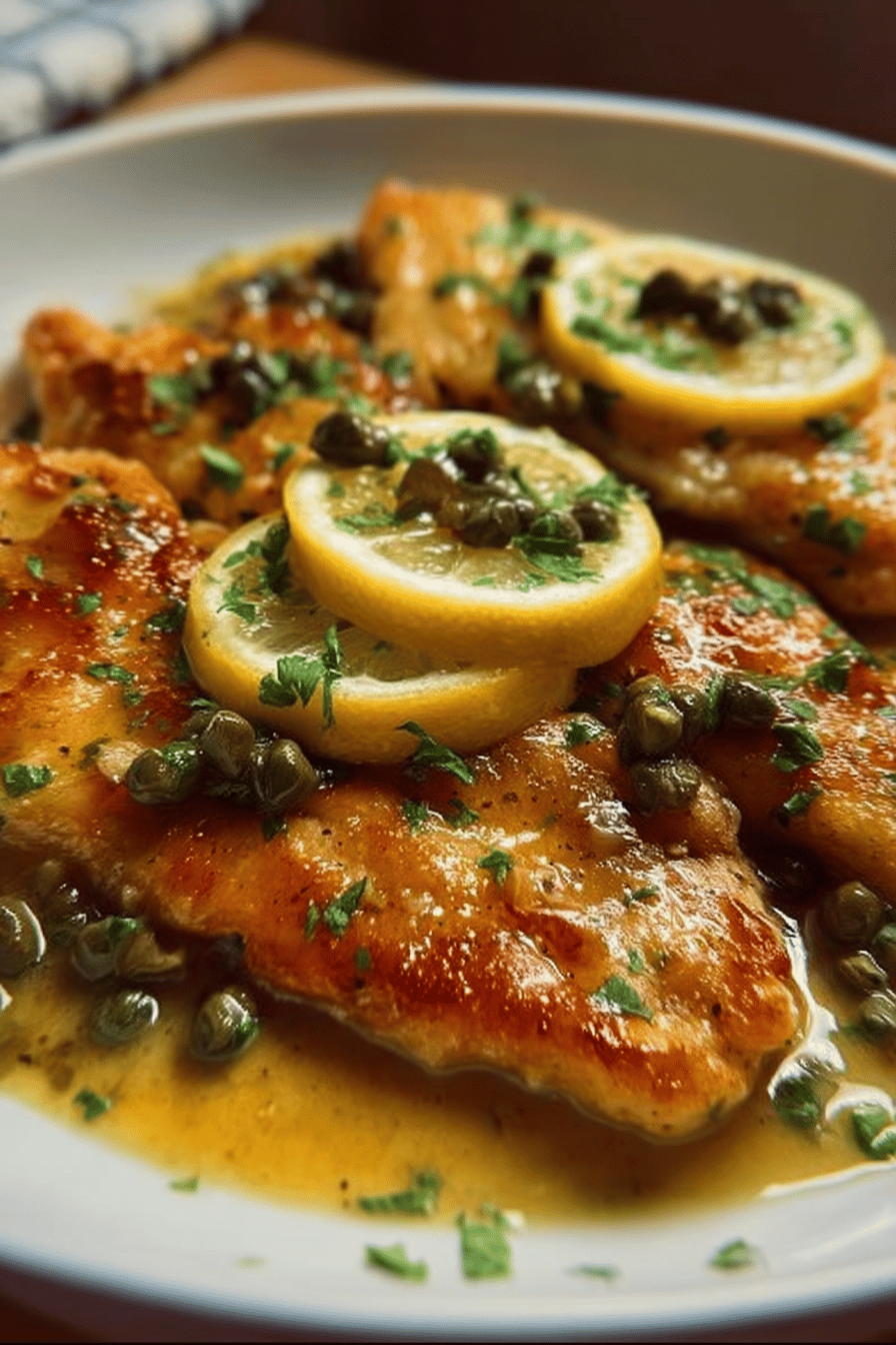 Chicken Piccata with Lemon and Capers