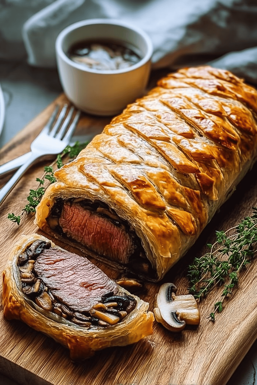 Classic Beef Wellington with Mushroom Duxelles