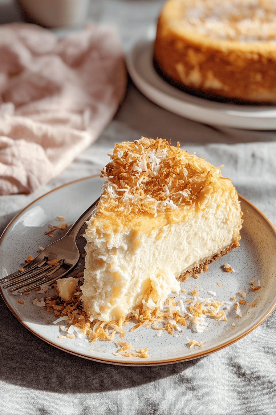 Coconut Cheesecake Recipe