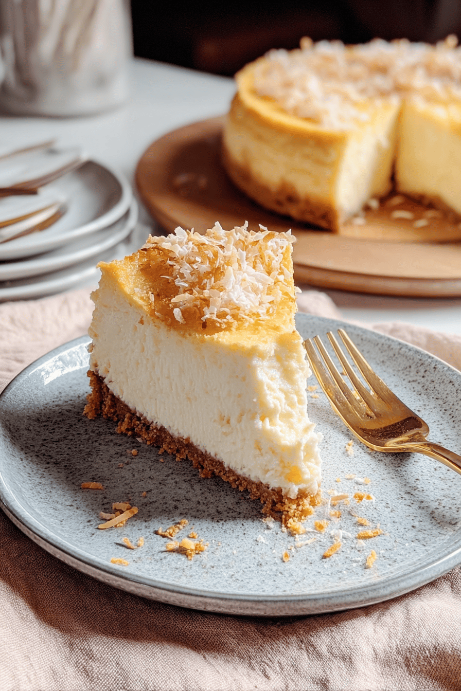 Coconut Cheesecake Recipe
