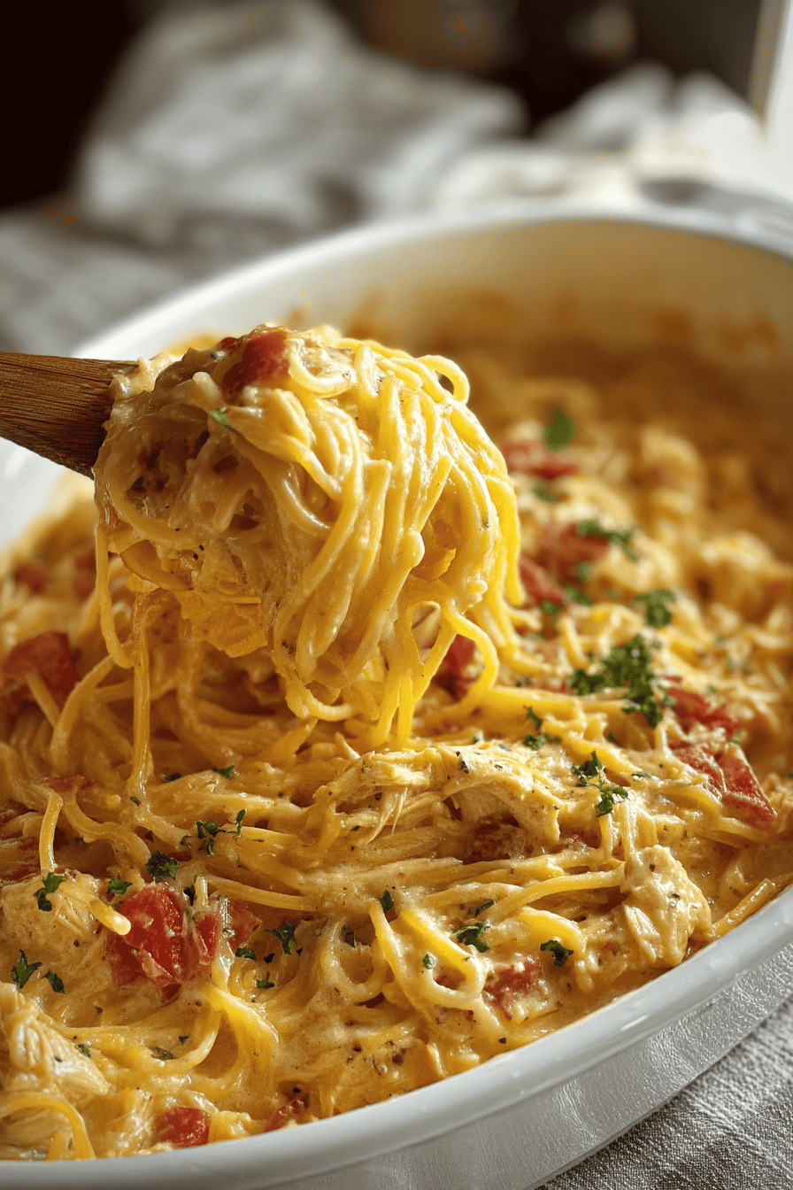 Easy Chicken Spaghetti Recipe