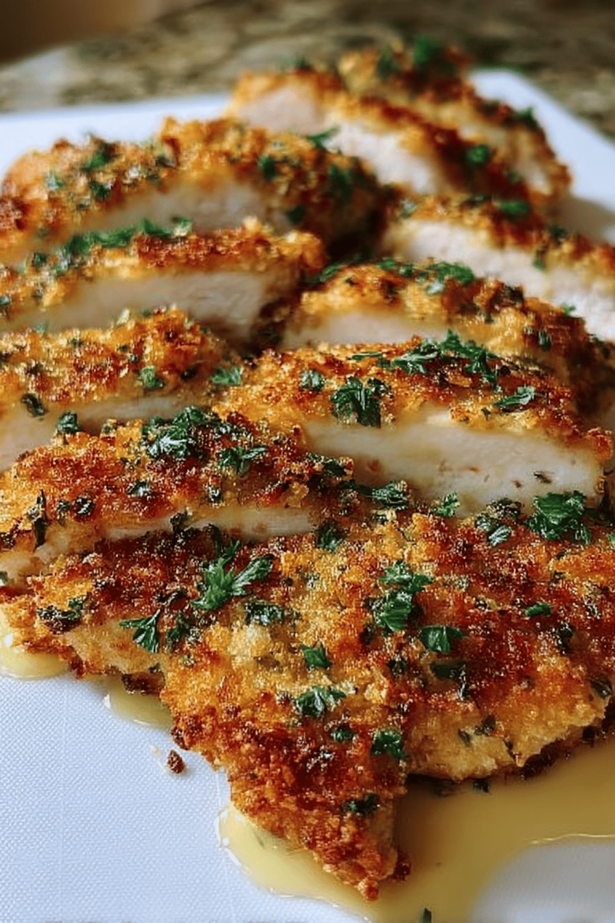 Garlic Parmesan Crusted Chicken