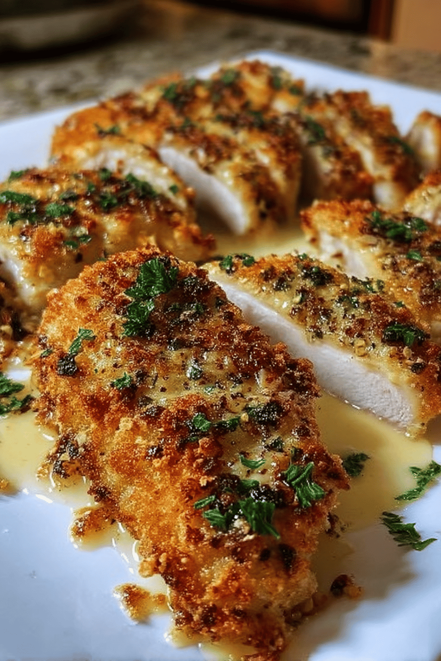 Garlic Parmesan Crusted Chicken