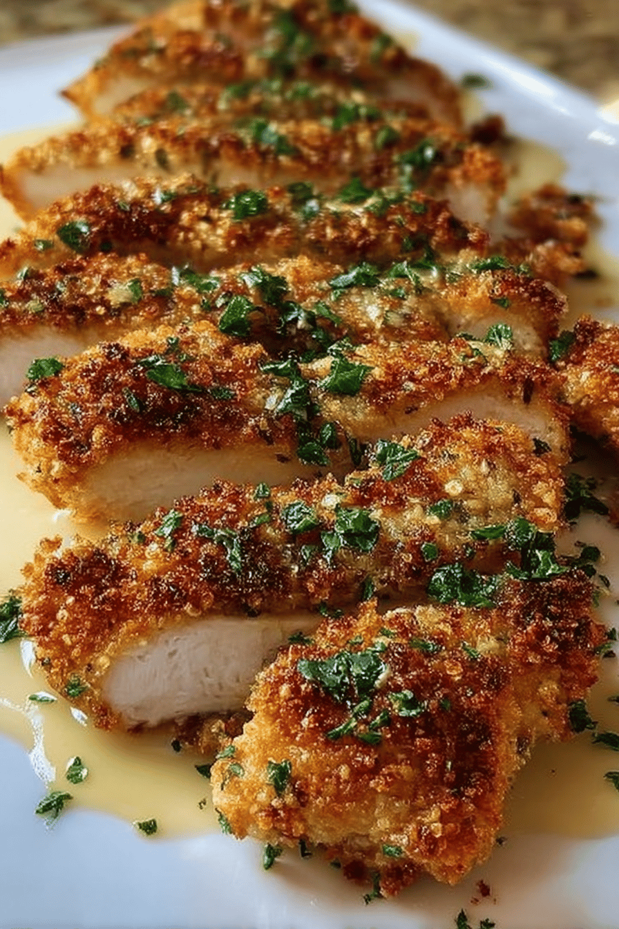 Garlic Parmesan Crusted Chicken