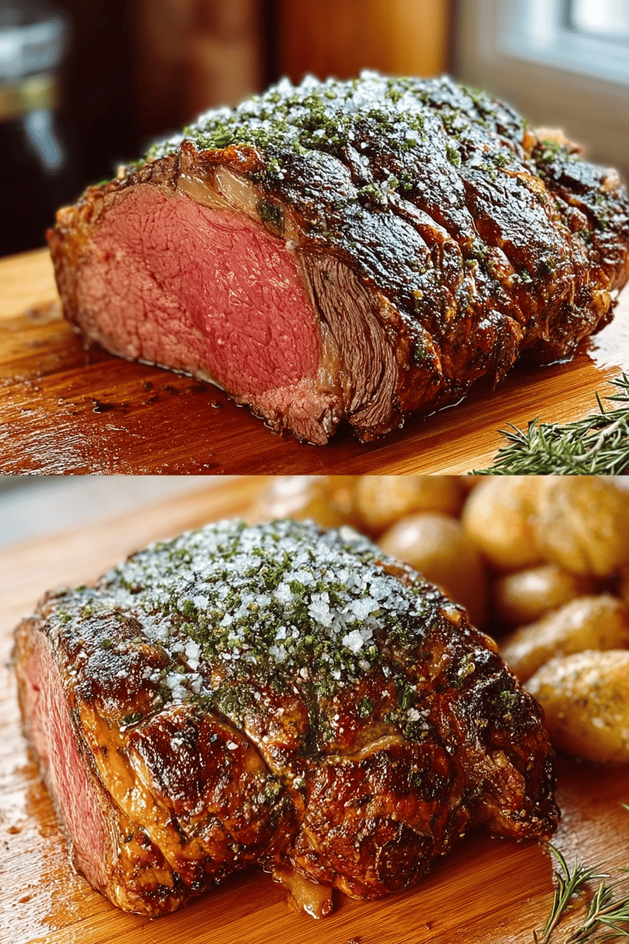Garlic Prime Rib