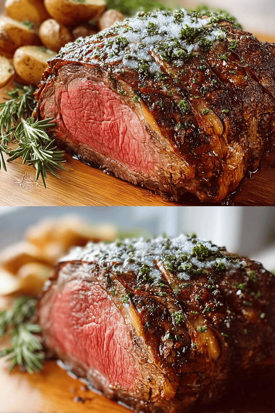Garlic Prime Rib