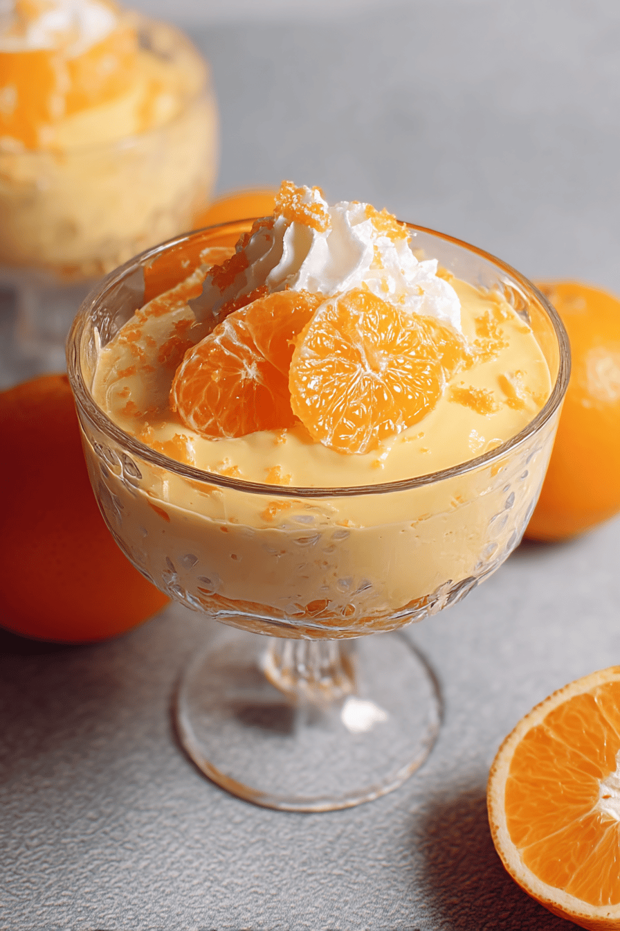 Mandarin Orange Mousse