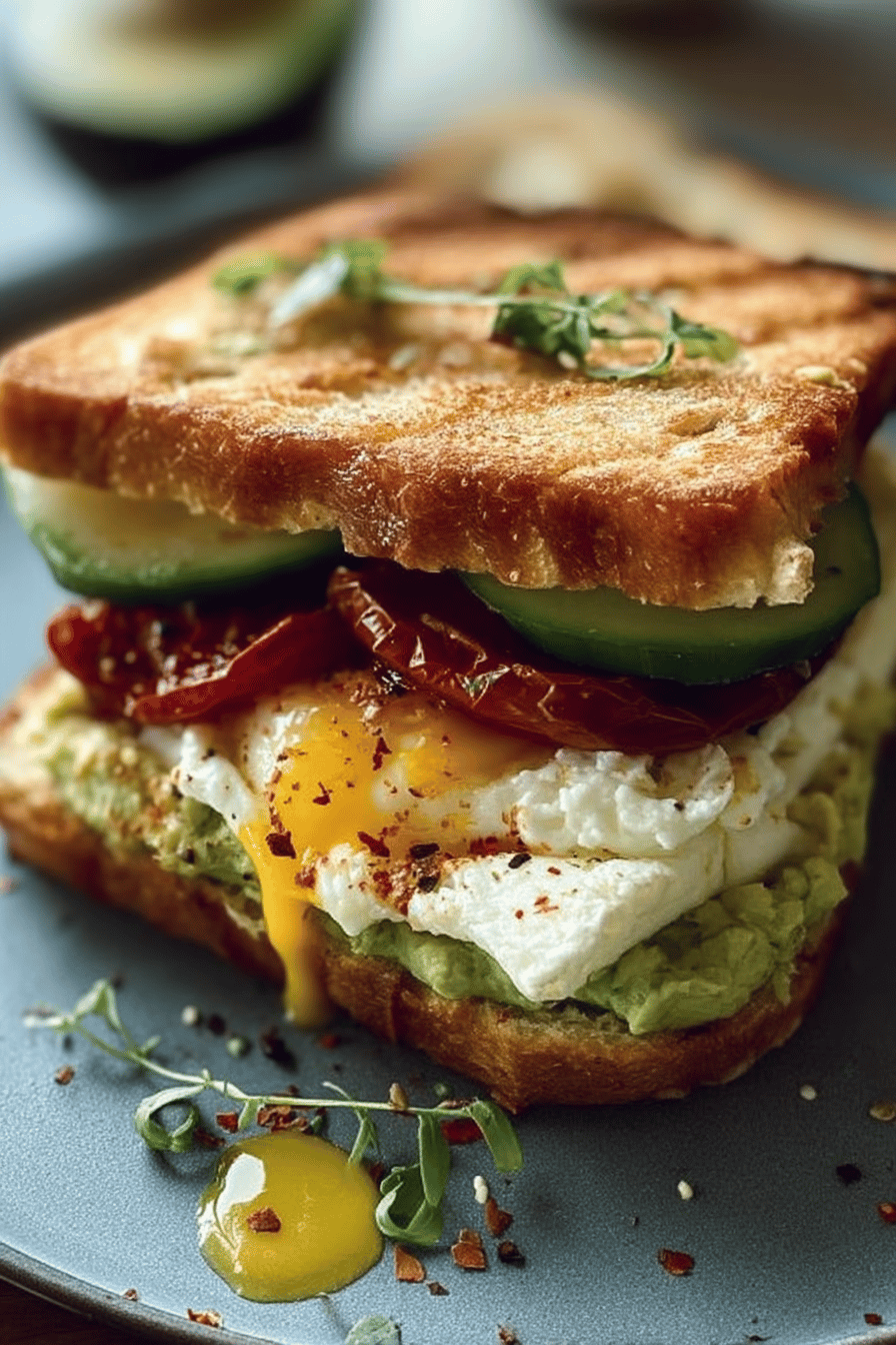 Mediterranean Breakfast Sandwich