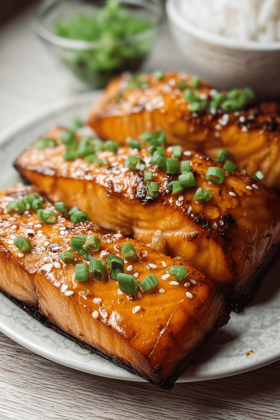 Miso Glazed Salmon