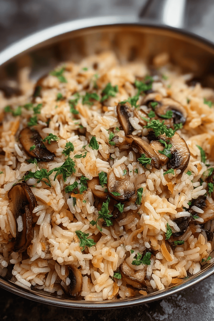 Mushroom Rice Recipe