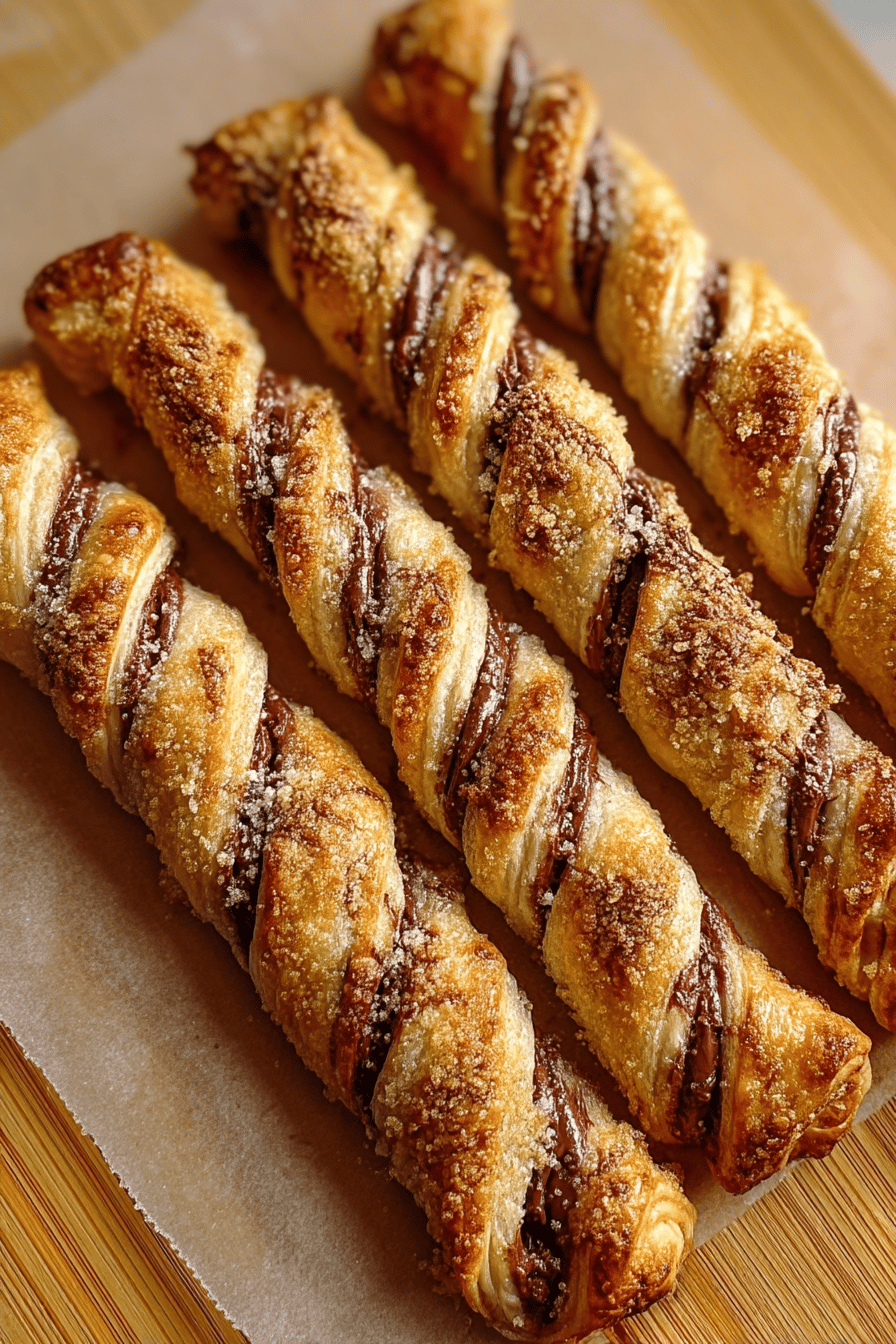Nutella Pastry Twists