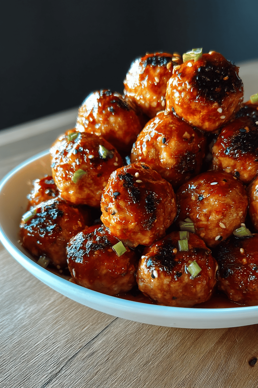 Orange Chicken Meatballs
