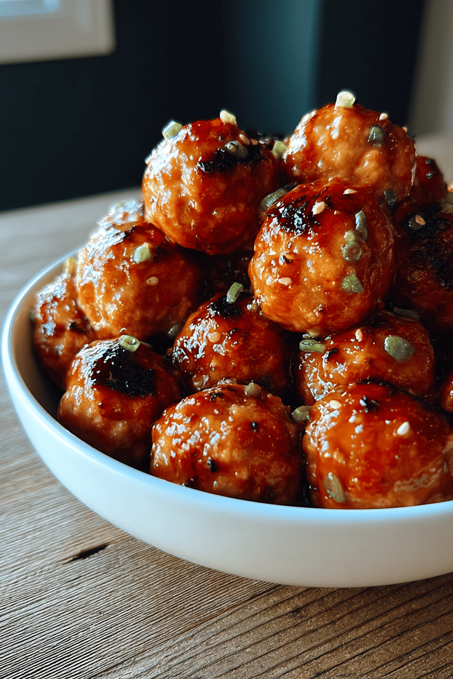 Orange Chicken Meatballs