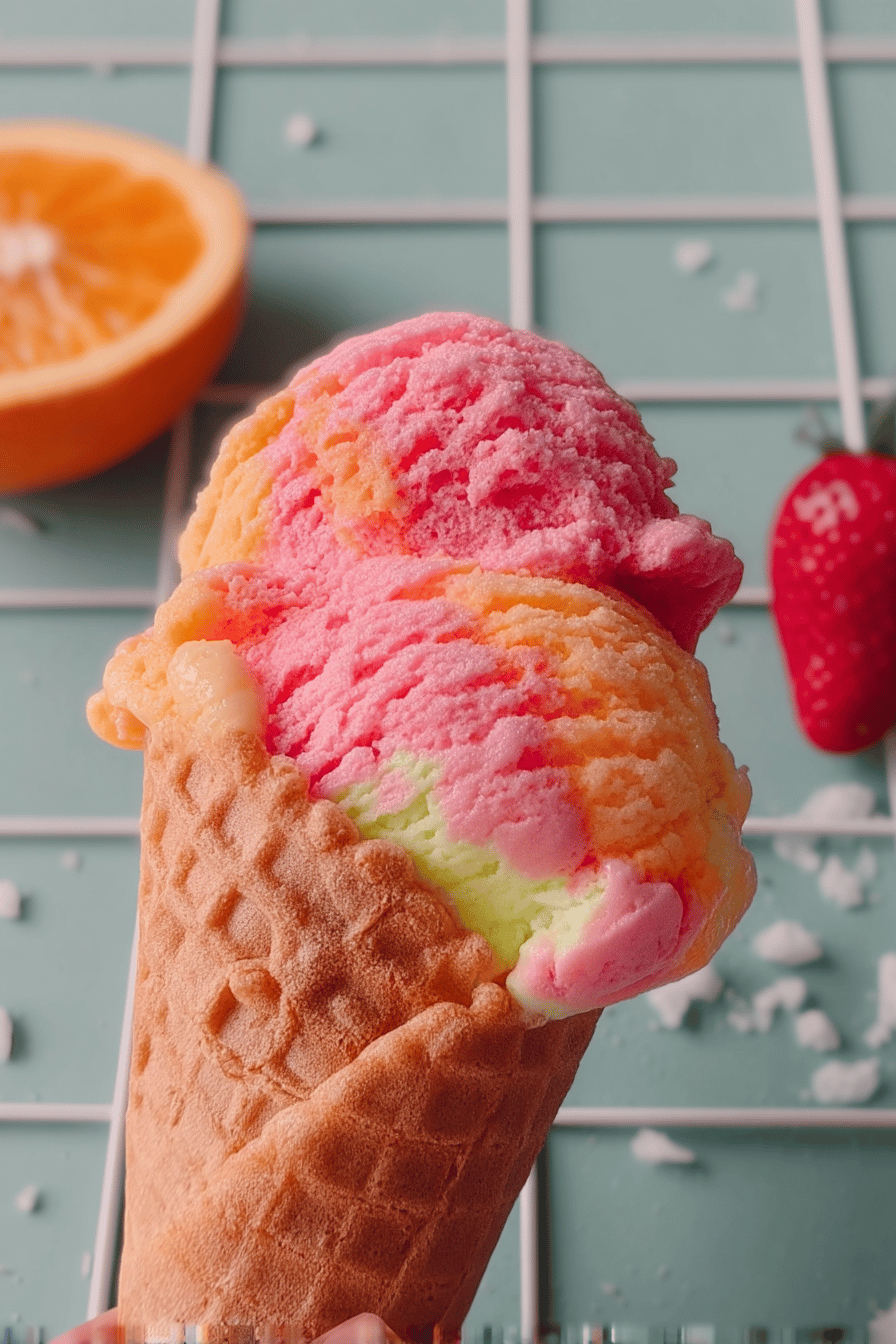 Rainbow Sherbet Recipe