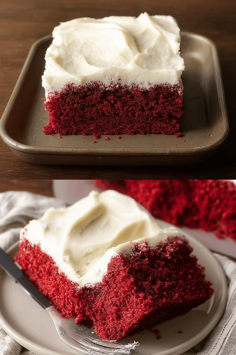 Red Velvet Sheet Cake