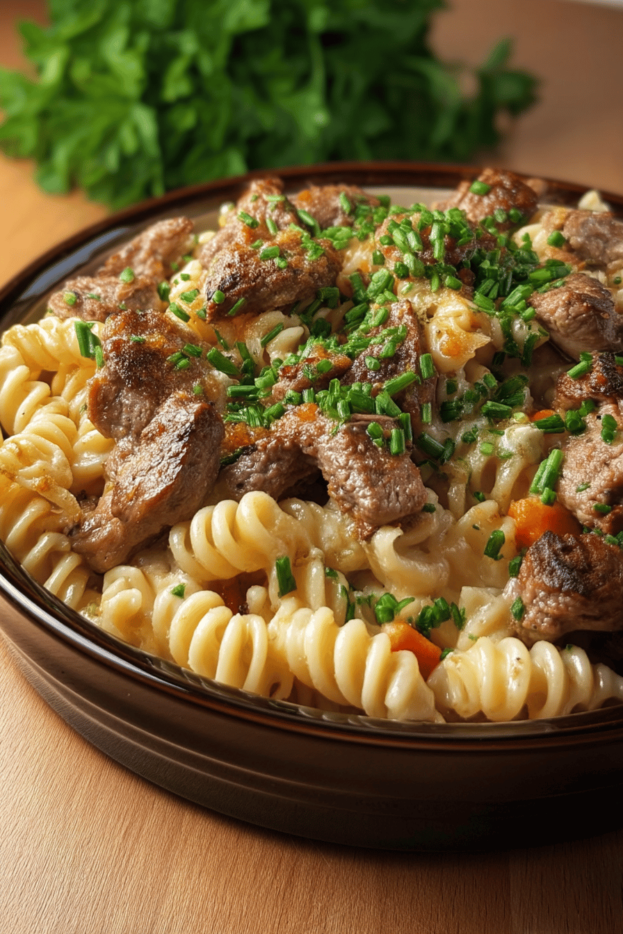 Roast Beef Noodle Casserole