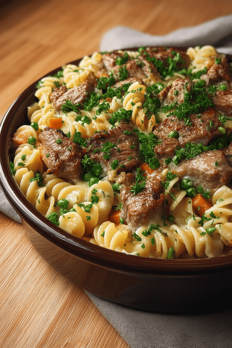 Roast Beef Noodle Casserole