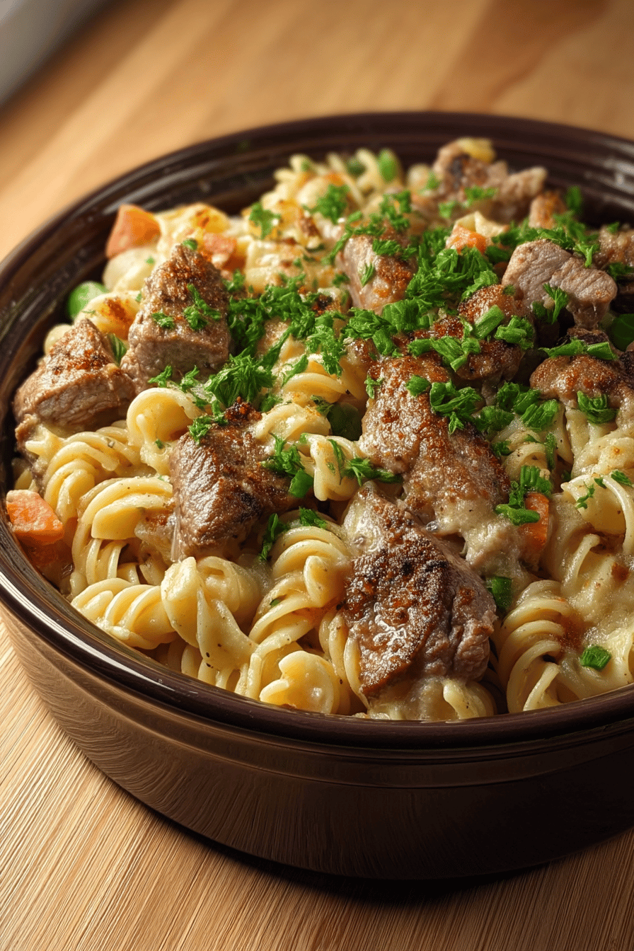 Roast Beef Noodle Casserole