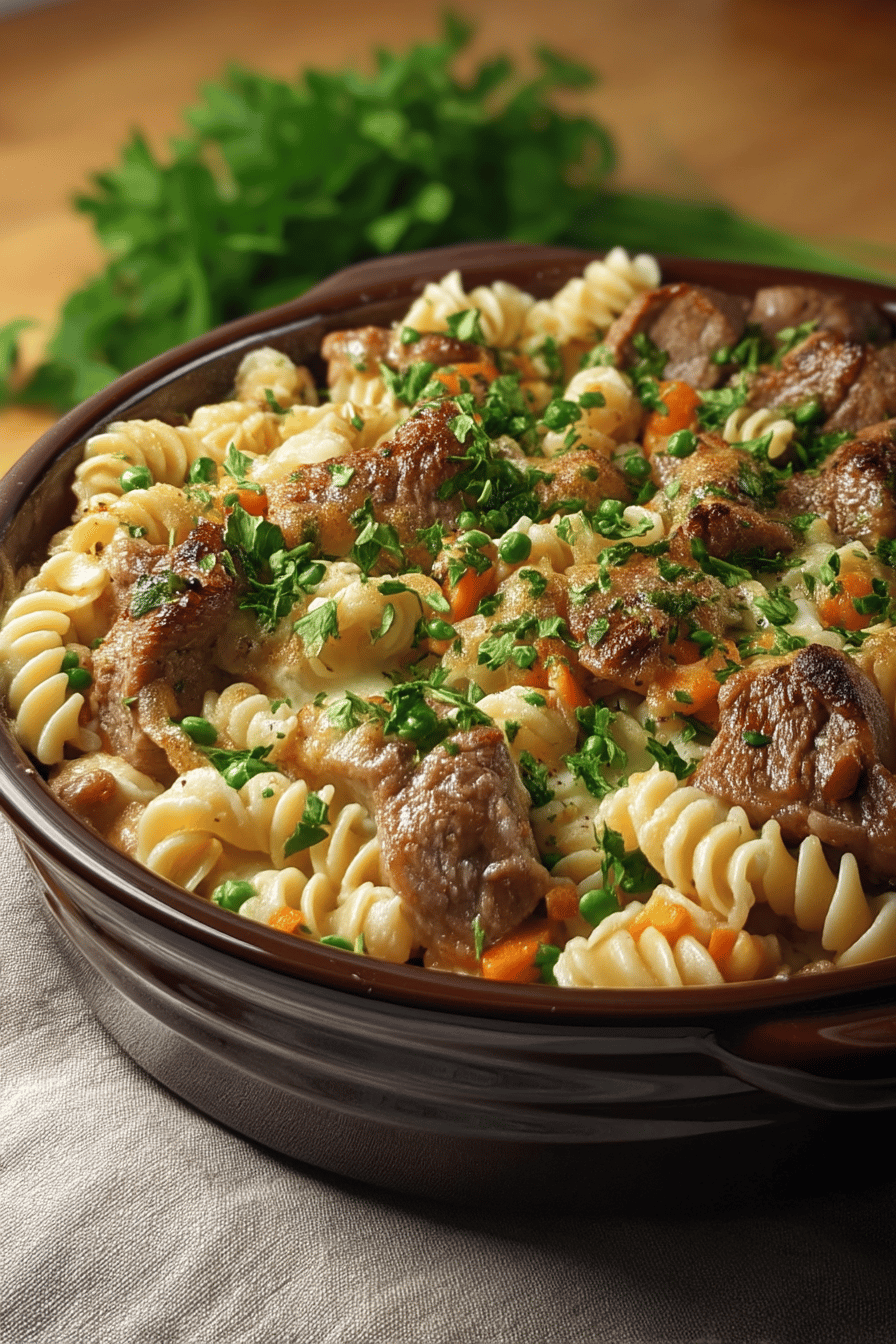 Roast Beef Noodle Casserole