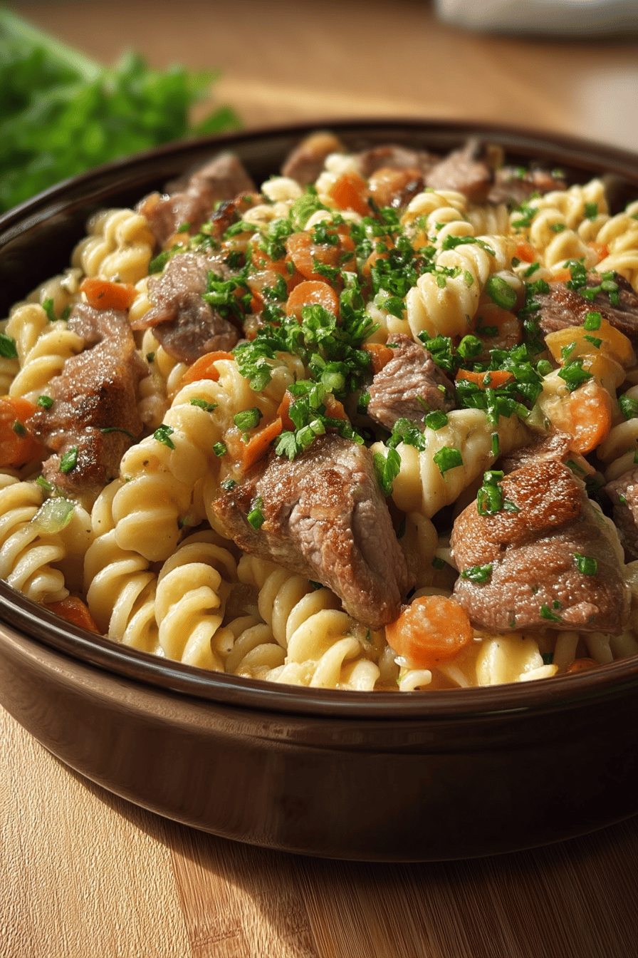 Roast Beef Noodle Casserole