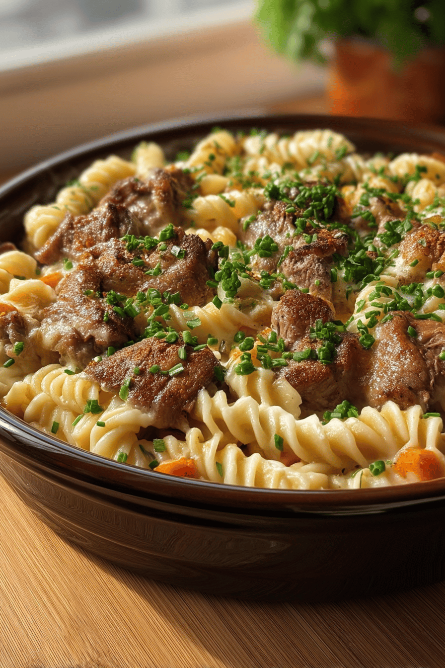 Roast Beef Noodle Casserole