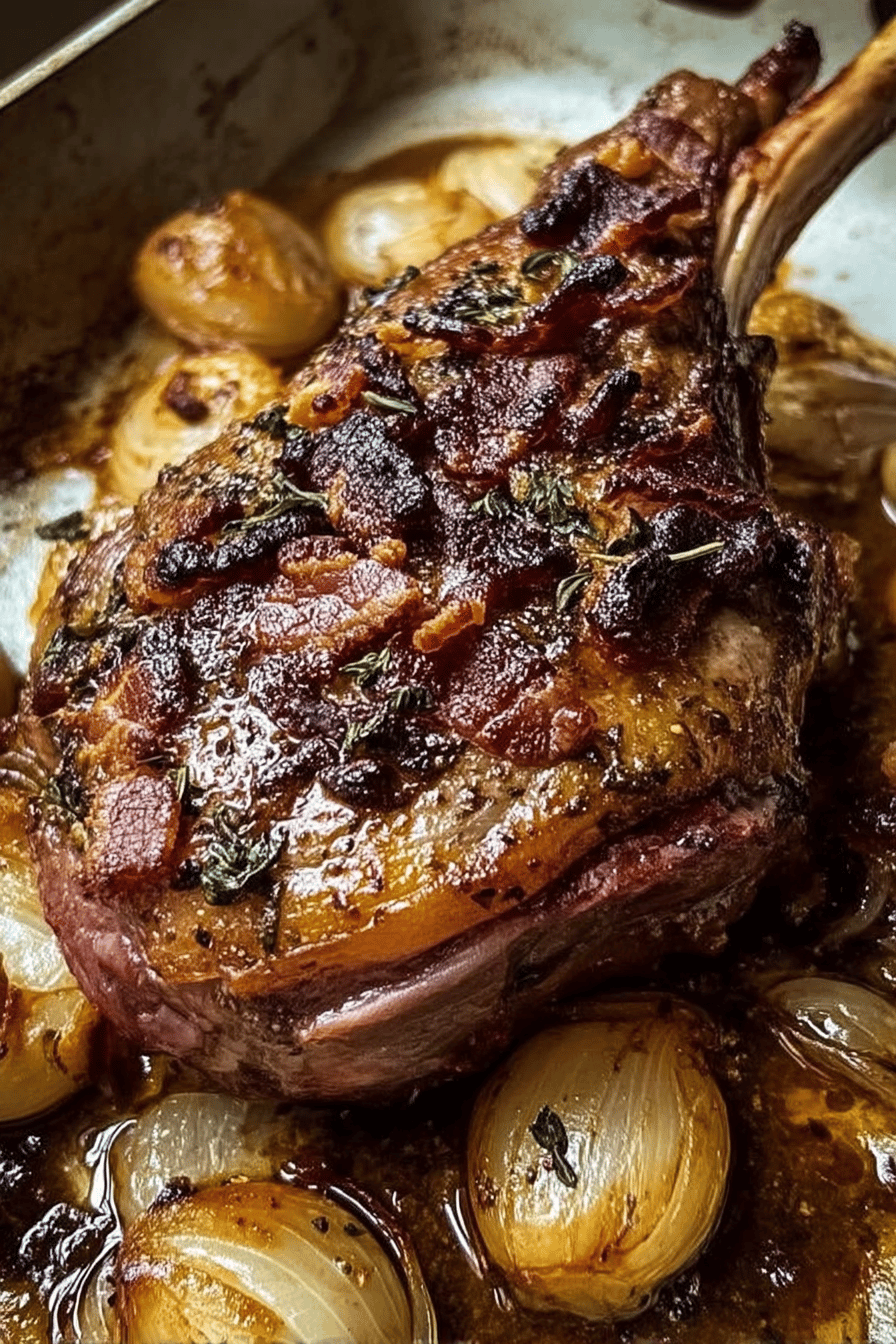 Saffron Honey Roasted Lamb with Crispy Bacon and Caramelized Onions 2.png