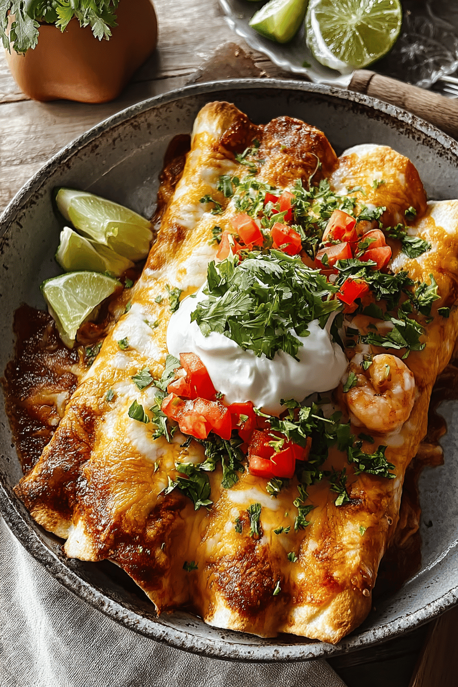 Shrimp Enchiladas