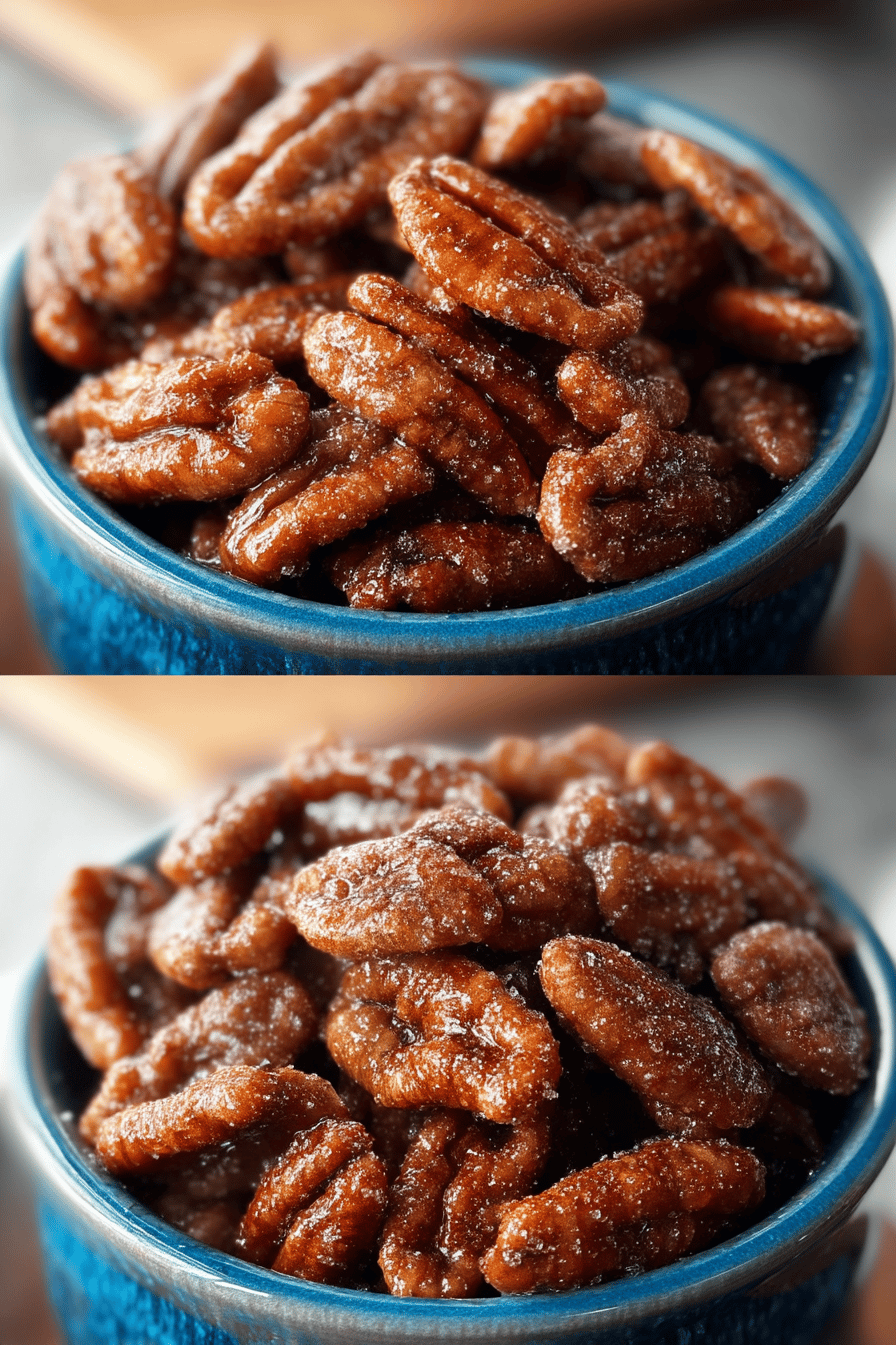 Slow Cooker Cinnamon Pecans