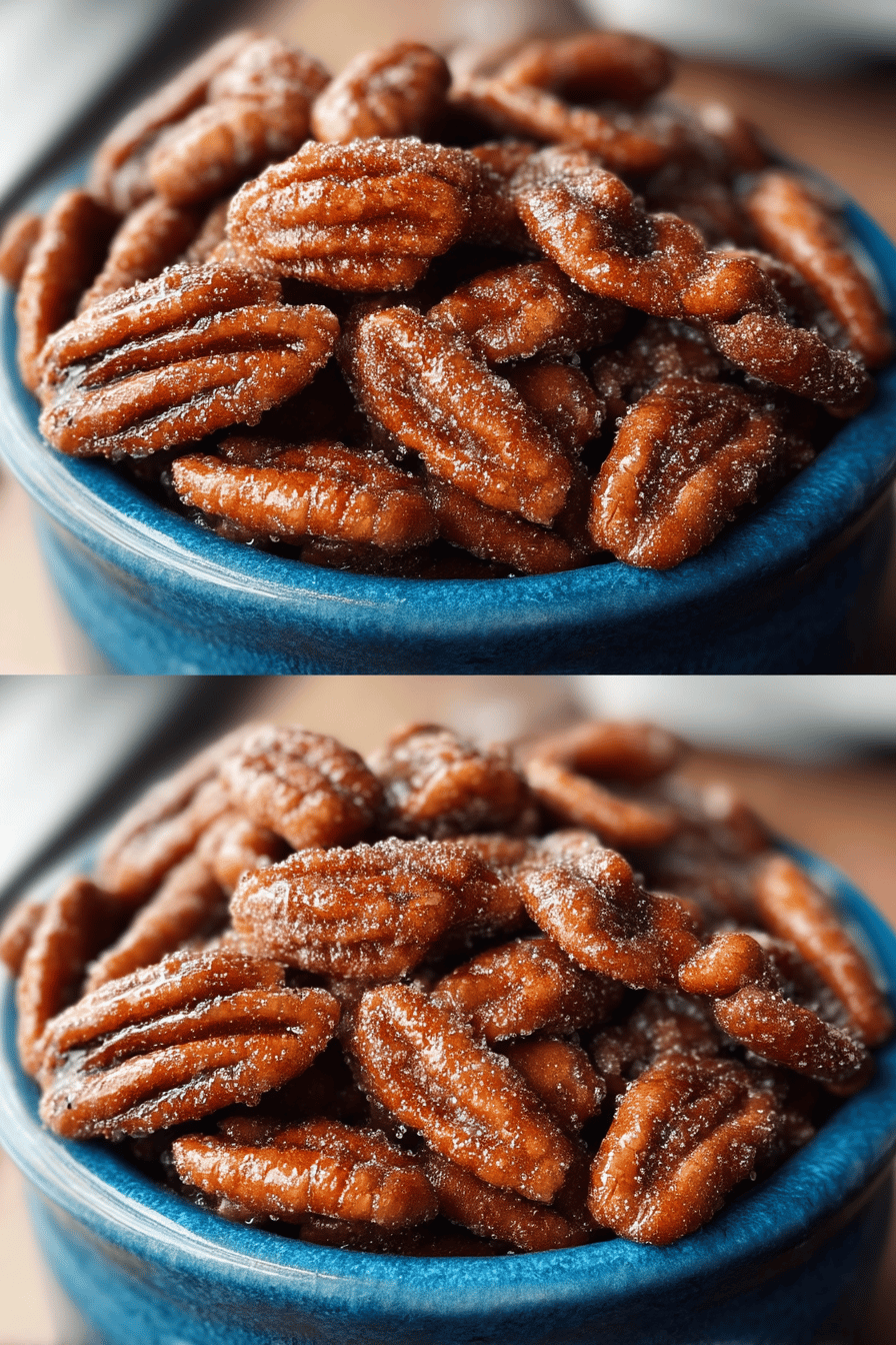 Slow Cooker Cinnamon Pecans