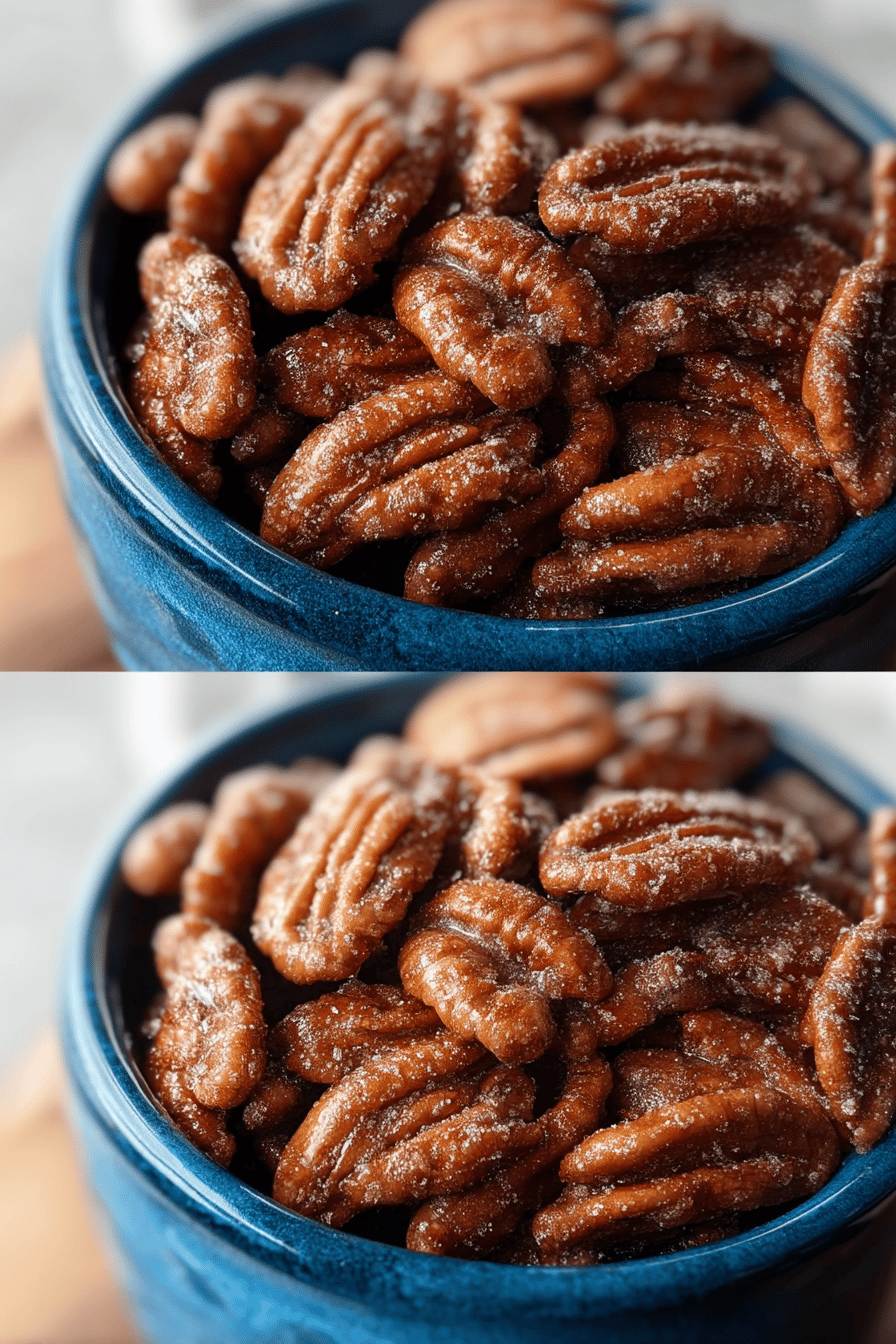 Slow Cooker Cinnamon Pecans