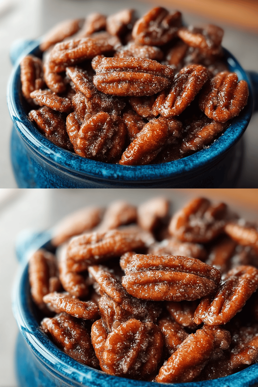 Slow Cooker Cinnamon Pecans