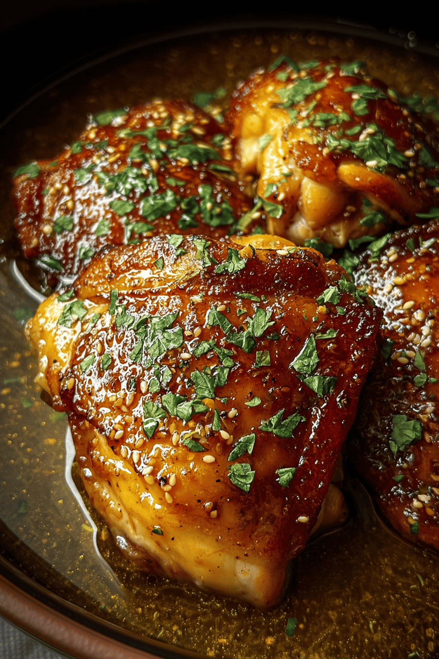 Slow Cooker Honey Orange Garlic Chicken Recipe