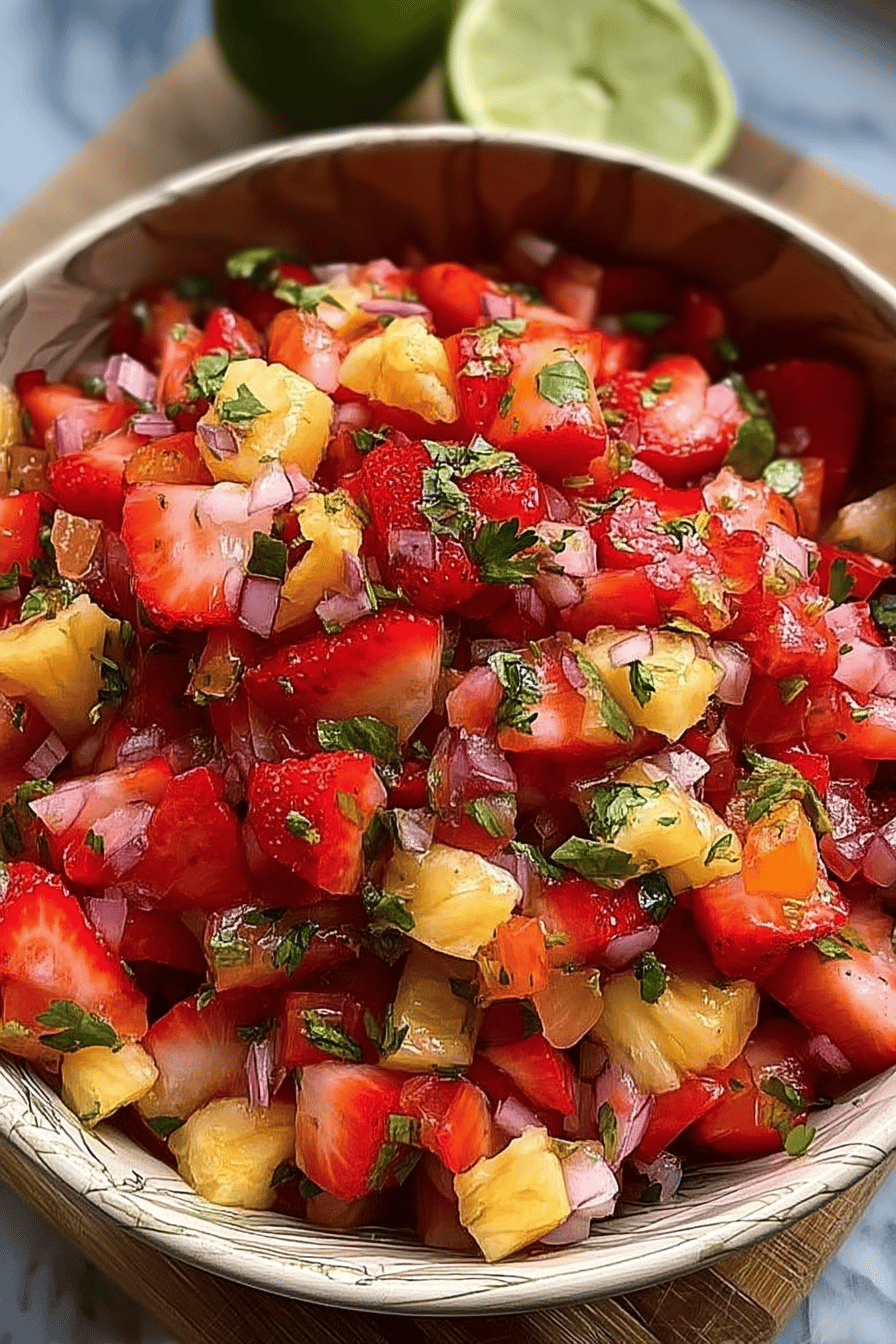Strawberry Pineapple Salsa