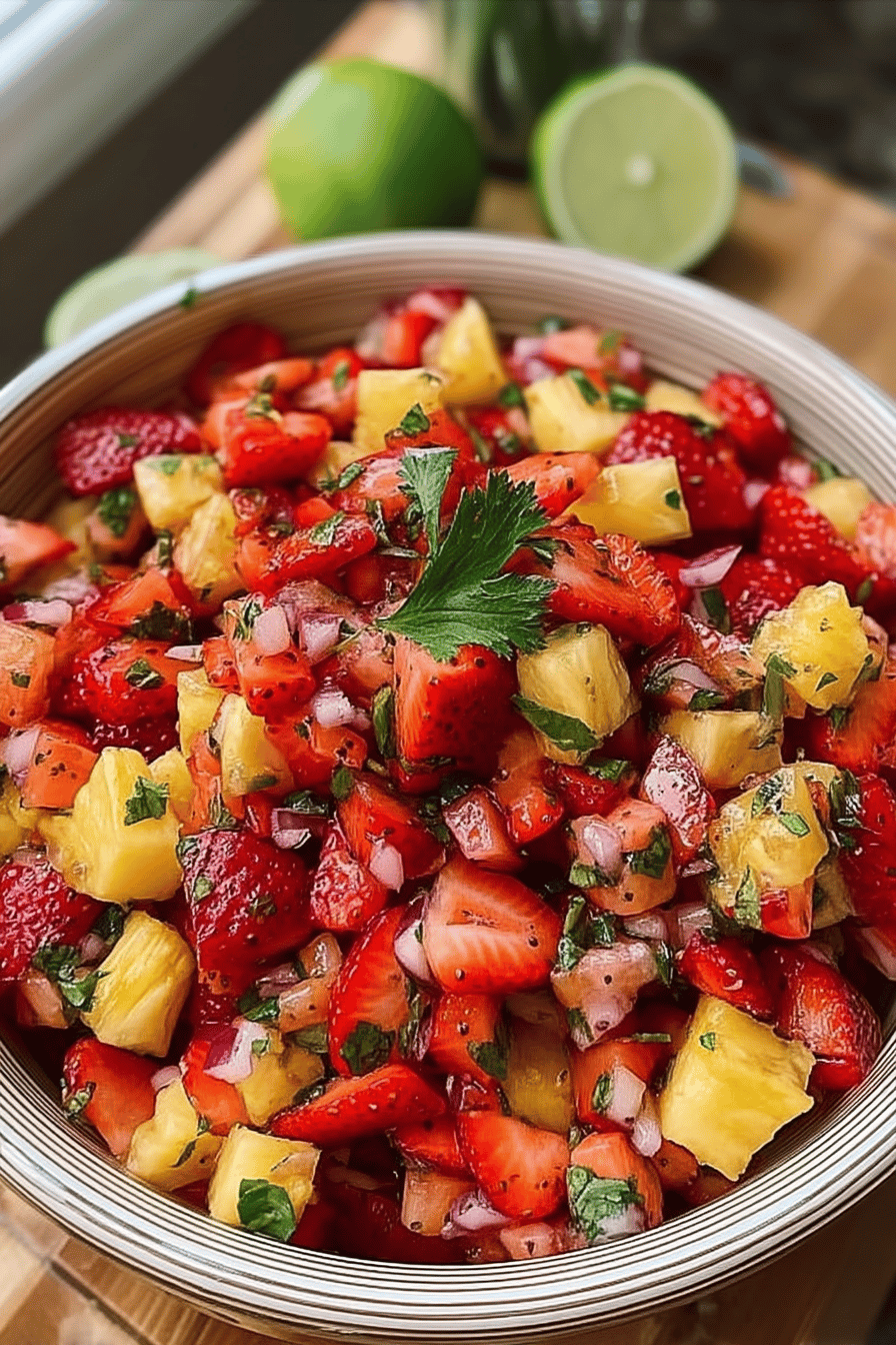 Strawberry Pineapple Salsa