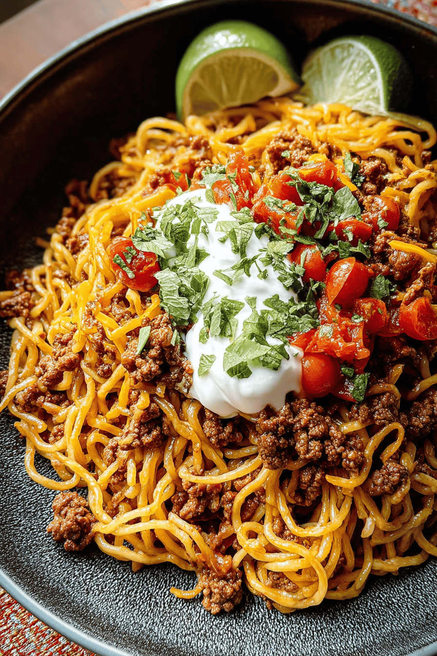 Taco Spaghetti
