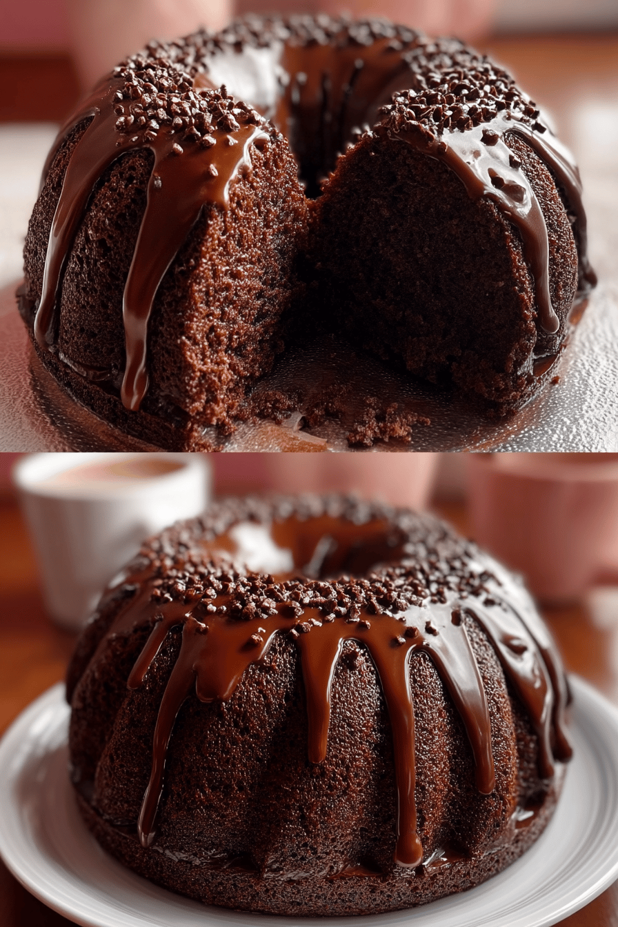 Triple Chocolate Bundt Cake