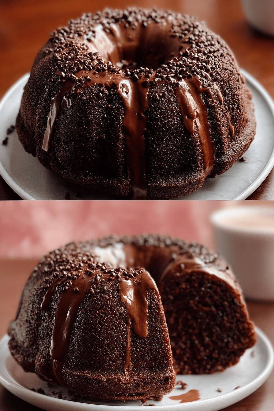 Triple Chocolate Bundt Cake