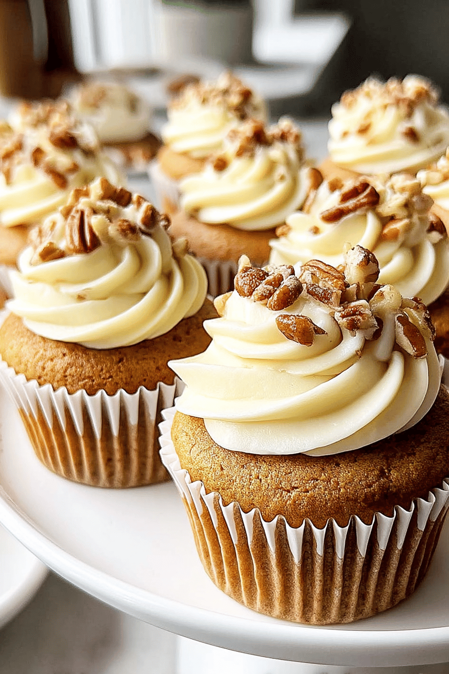 butter pecan cupcakes
