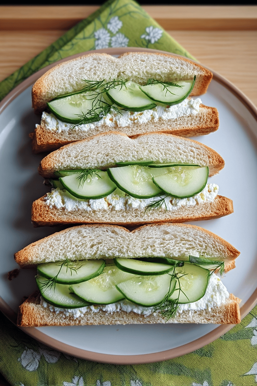 cucumber sandwiches