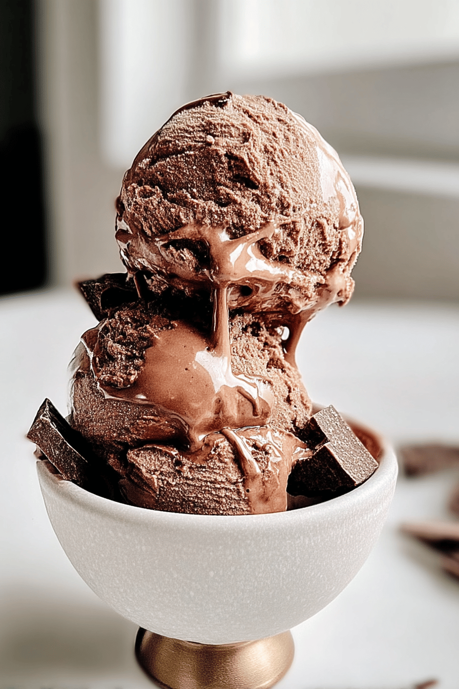 healthy chocolate nice cream