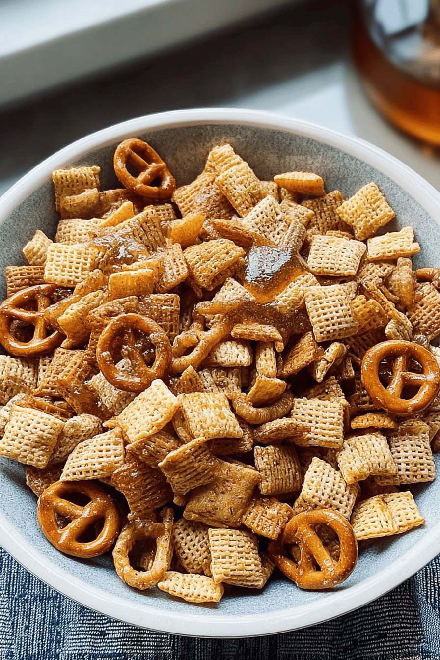 hot honey chex mix