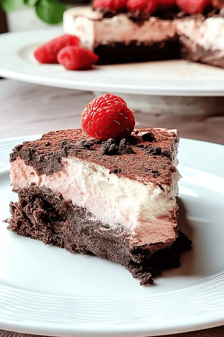 neapolitan brownie bottom cake recipe