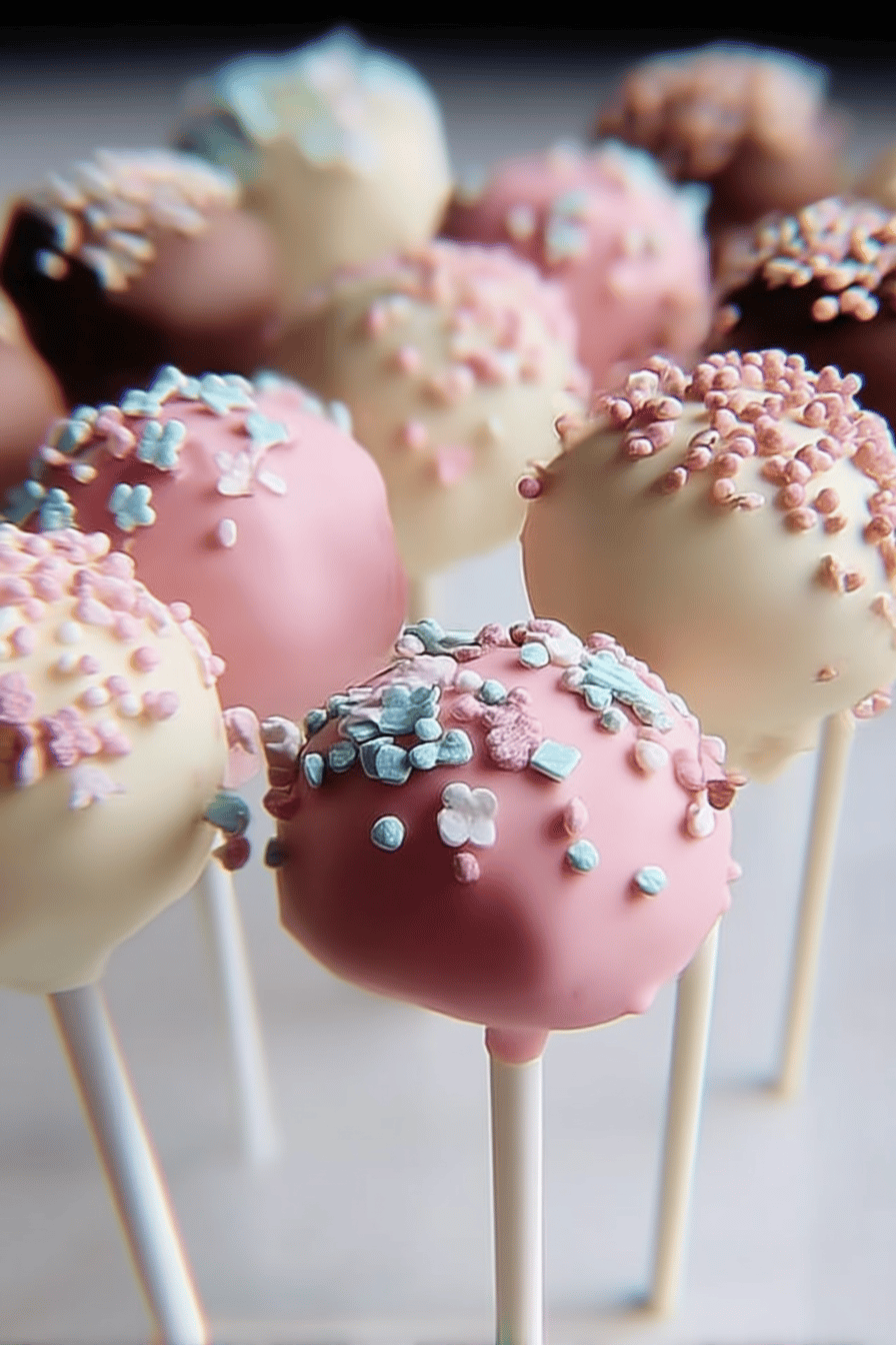 neapolitan cake pops