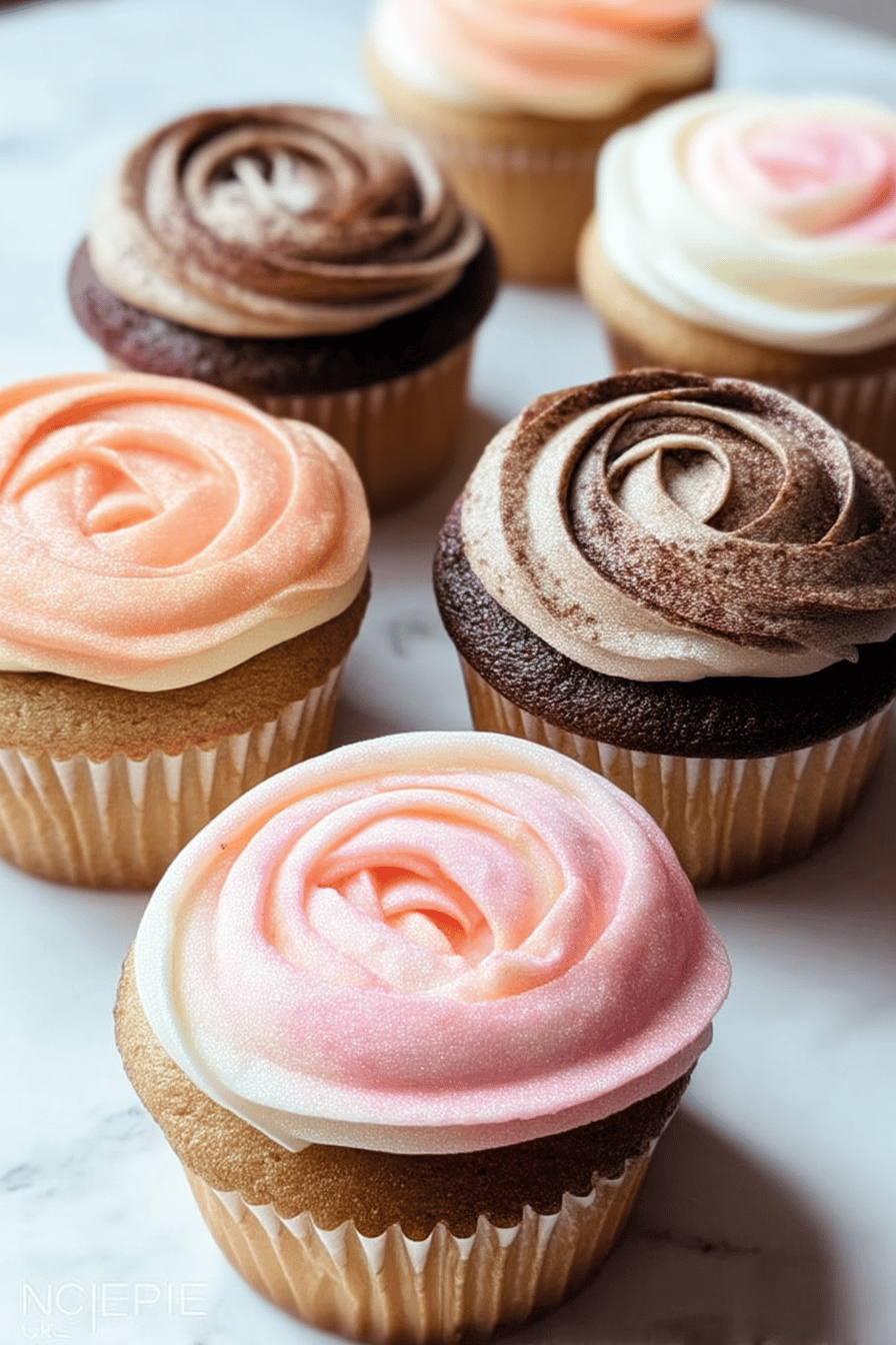 neapolitan cupcakes