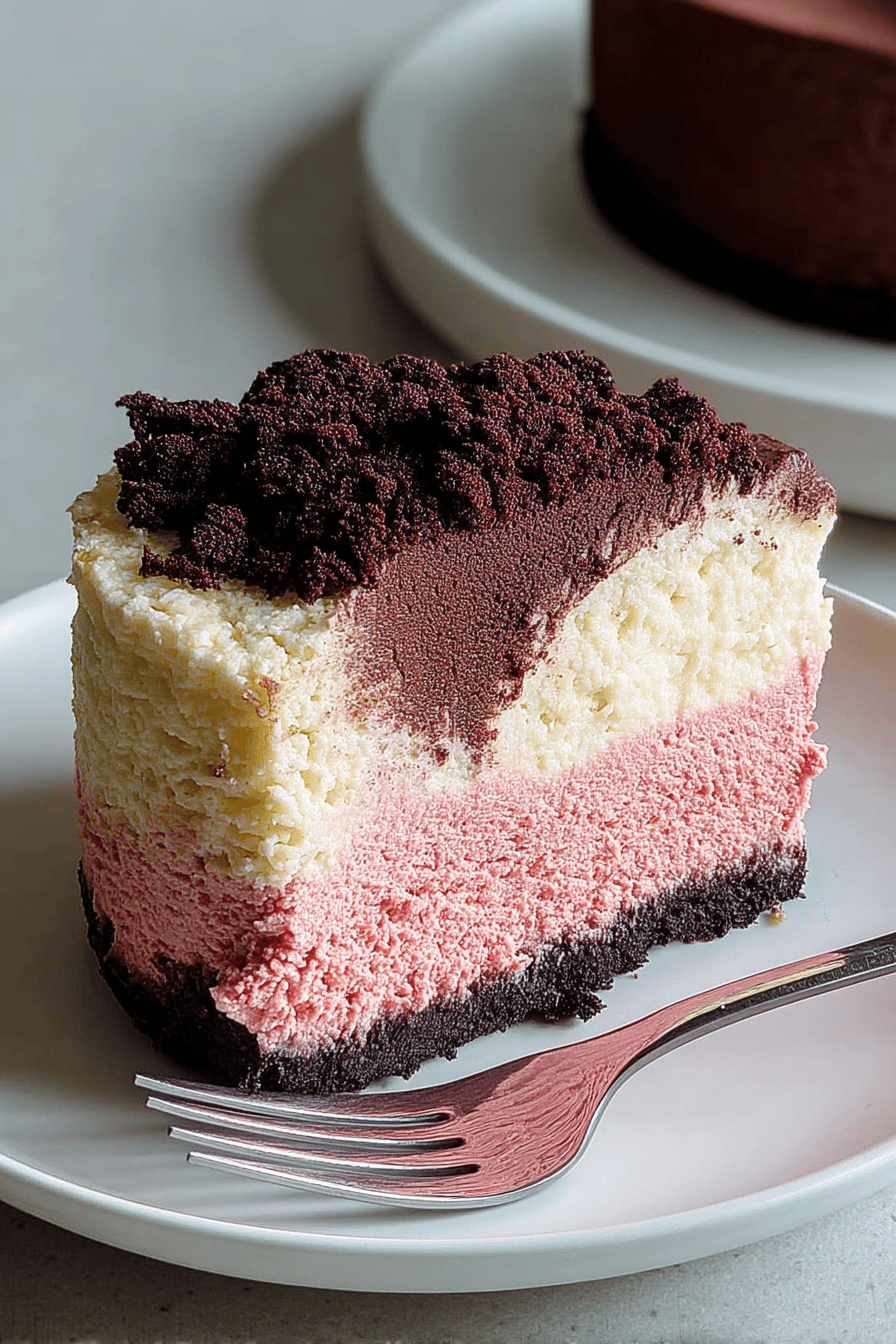 neapolitan mousse cake